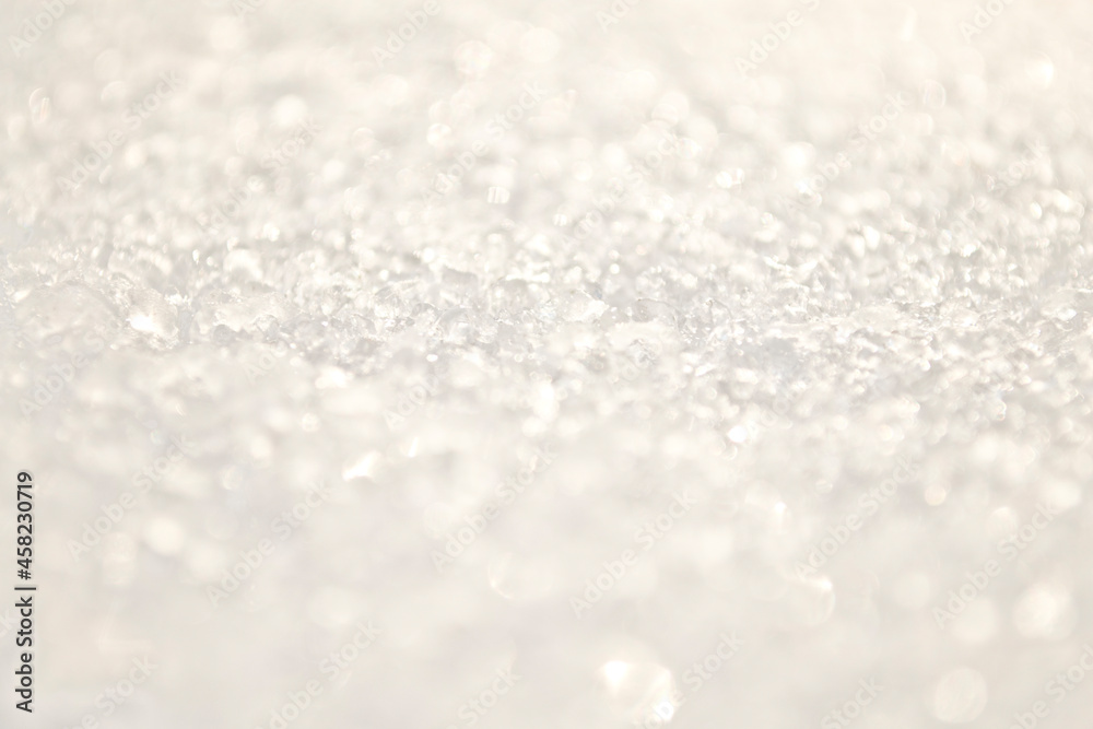 Obraz premium Blue ice crystal texture, close up.