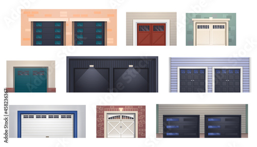 Garage door gates, warehouse shutter metal rollers