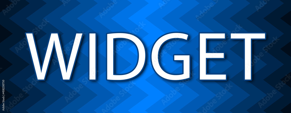 Widget - text written on blue wavey background Widget - text written on blue wavey background