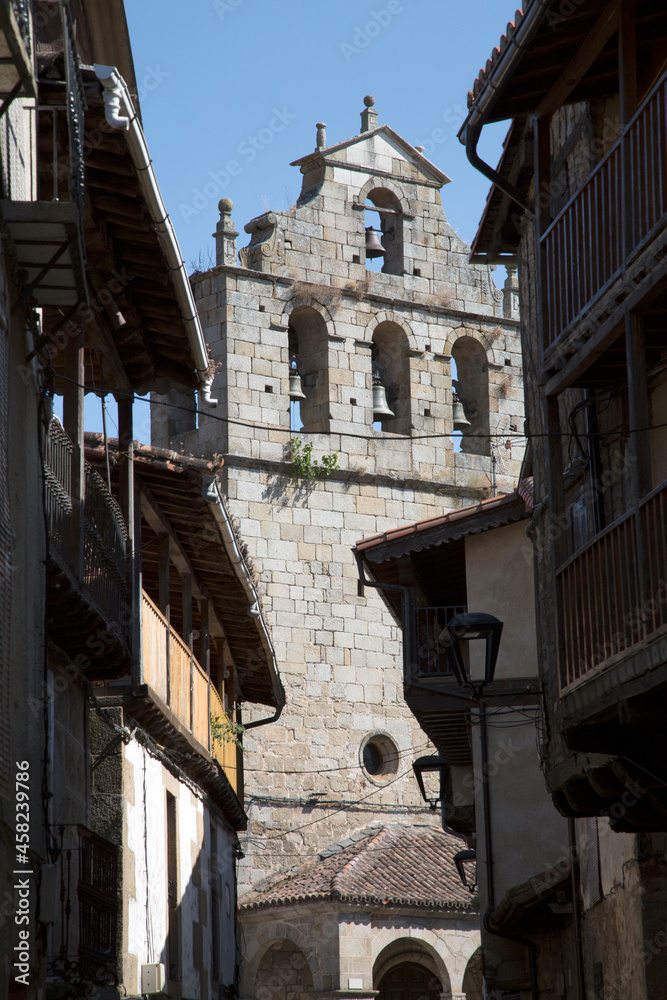 Church Tower; San Martin del Castanar; Salamanca