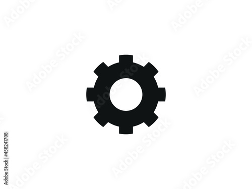 Setting icon vector, Tools, Cog, Gear Sign Isolated on white background. Help options account concept. Trendy Flat style for graphic design, logo, Web site, social media, UI, mobile app, EPS10