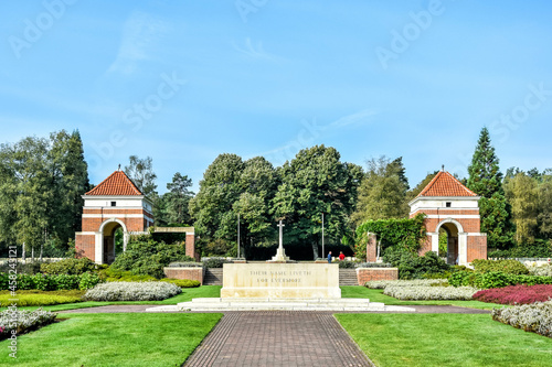Holten. Canadian War Cemetery is the second-largest World War II cemetery in the Netherlands. Holten, Overijssel, Holland, Europe photo