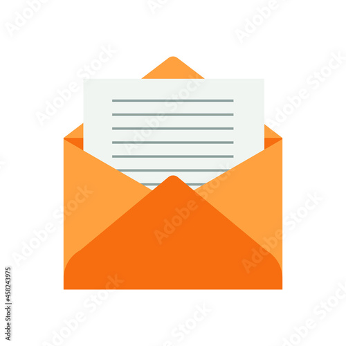 Free Download Open envelope. Letter icon. Vector - GFXLoad
