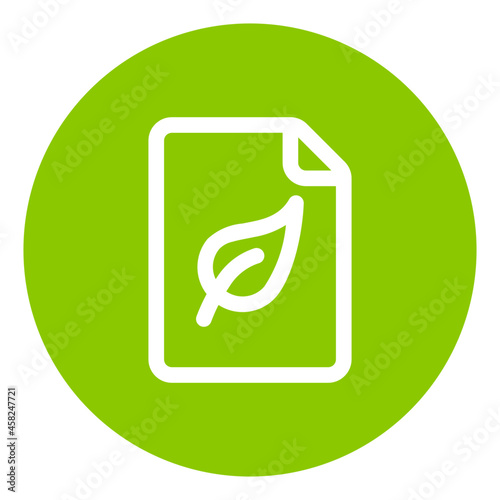 Eco document icon