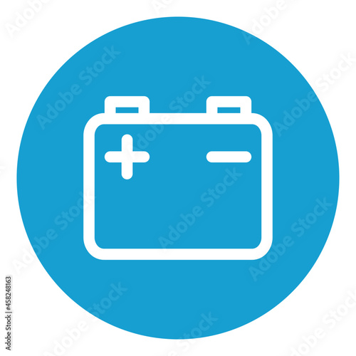 Storage battery icon
