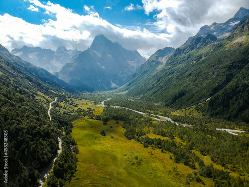 landscape in the summer