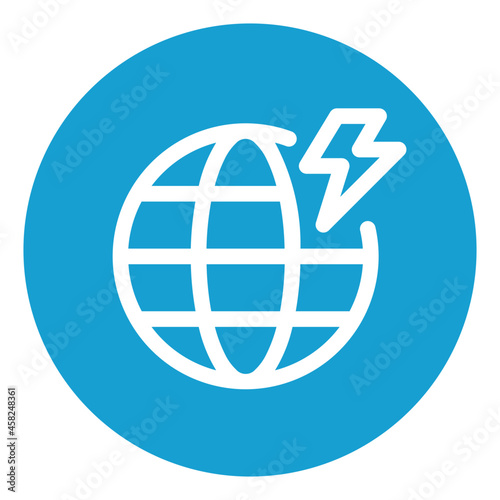 Global energy icon
