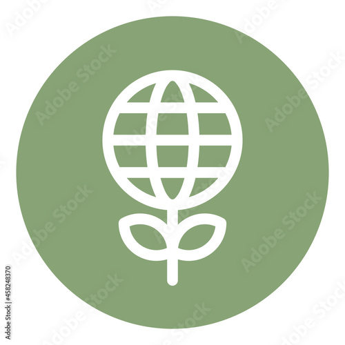Global plant icon