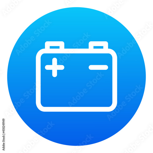 Storage battery icon