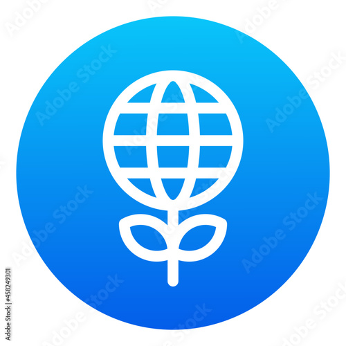 Global plant icon