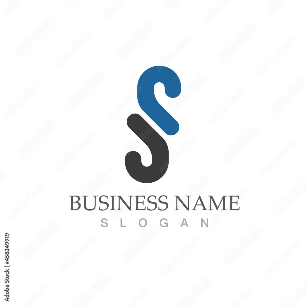 Business corporate S letter logo