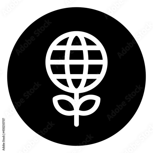 Global plant icon