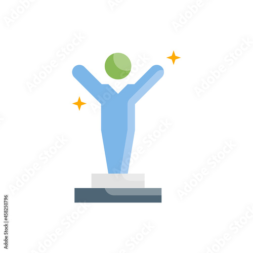 Motivation vector flat icon style illustration. EPS 10 file