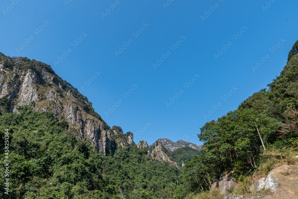 Grotesque stones in the mountain scenic spot