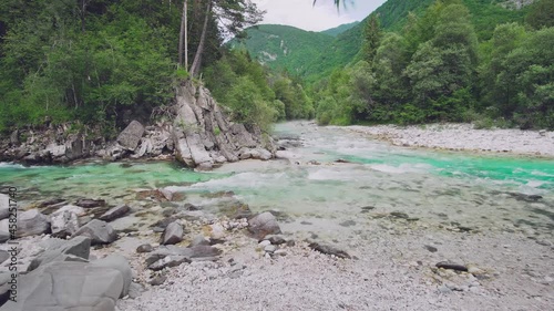 river in the mountains