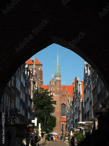 Town view in Poland Gdansk 