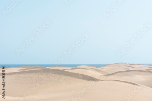 Fototapeta Naklejka Na Ścianę i Meble -  Yellow dunes in the beach