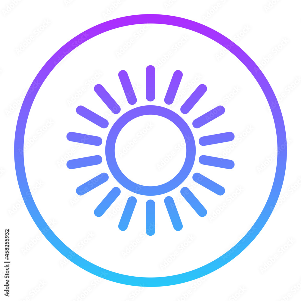 Sun energy icon Sun energy icon