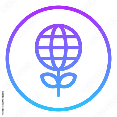 Global plant icon