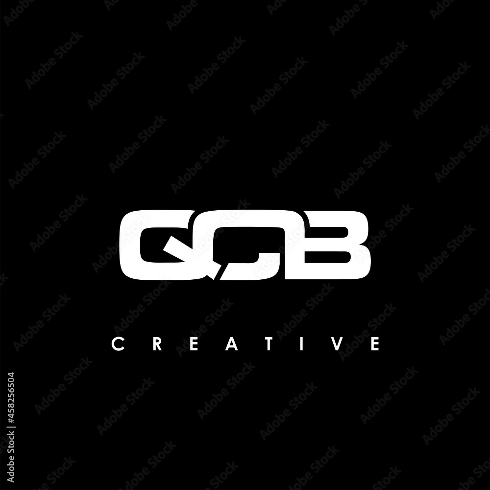 QCB Letter Initial Logo Design Template Vector Illustration QCB Letter Initial Logo Design Template Vector Illustration