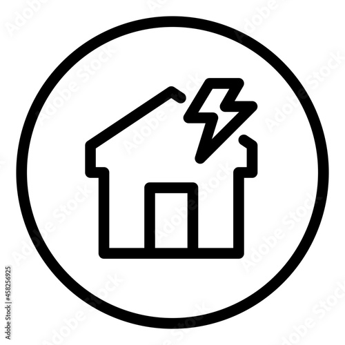 Energy house icon