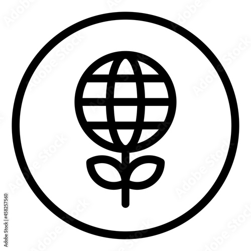 Global plant icon