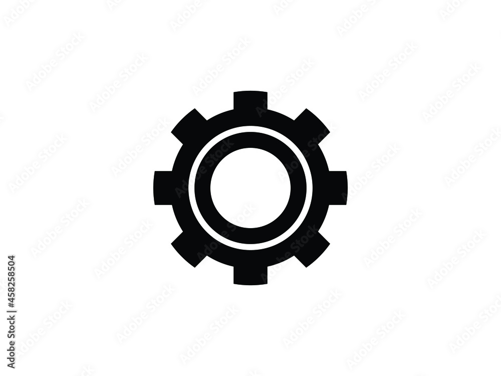 cogwheel, icon setting and repair, symbol settings. 