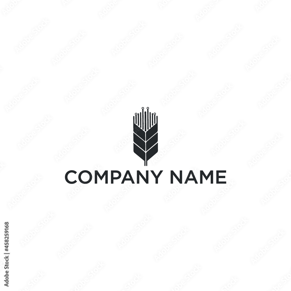 Wheat logo design
