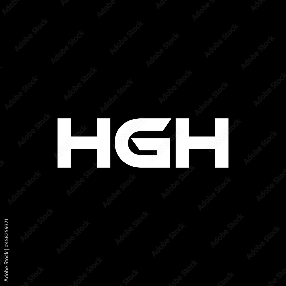 HGH letter logo design with black background in illustrator, vector logo modern alphabet font overlap style. calligraphy designs for logo, Poster, Invitation, etc. HGH letter logo design with black background in illustrator, vector logo modern alphabet font overlap style. calligraphy designs for logo, Poster, Invitation, etc.