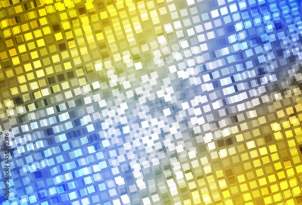 Light Blue, Yellow vector background with rectangles. Light Blue, Yellow vector background with rectangles.
