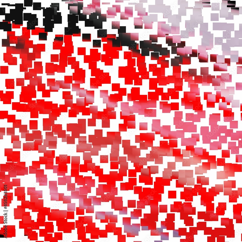Fototapeta premium Red orange black red and white squares, abstract background