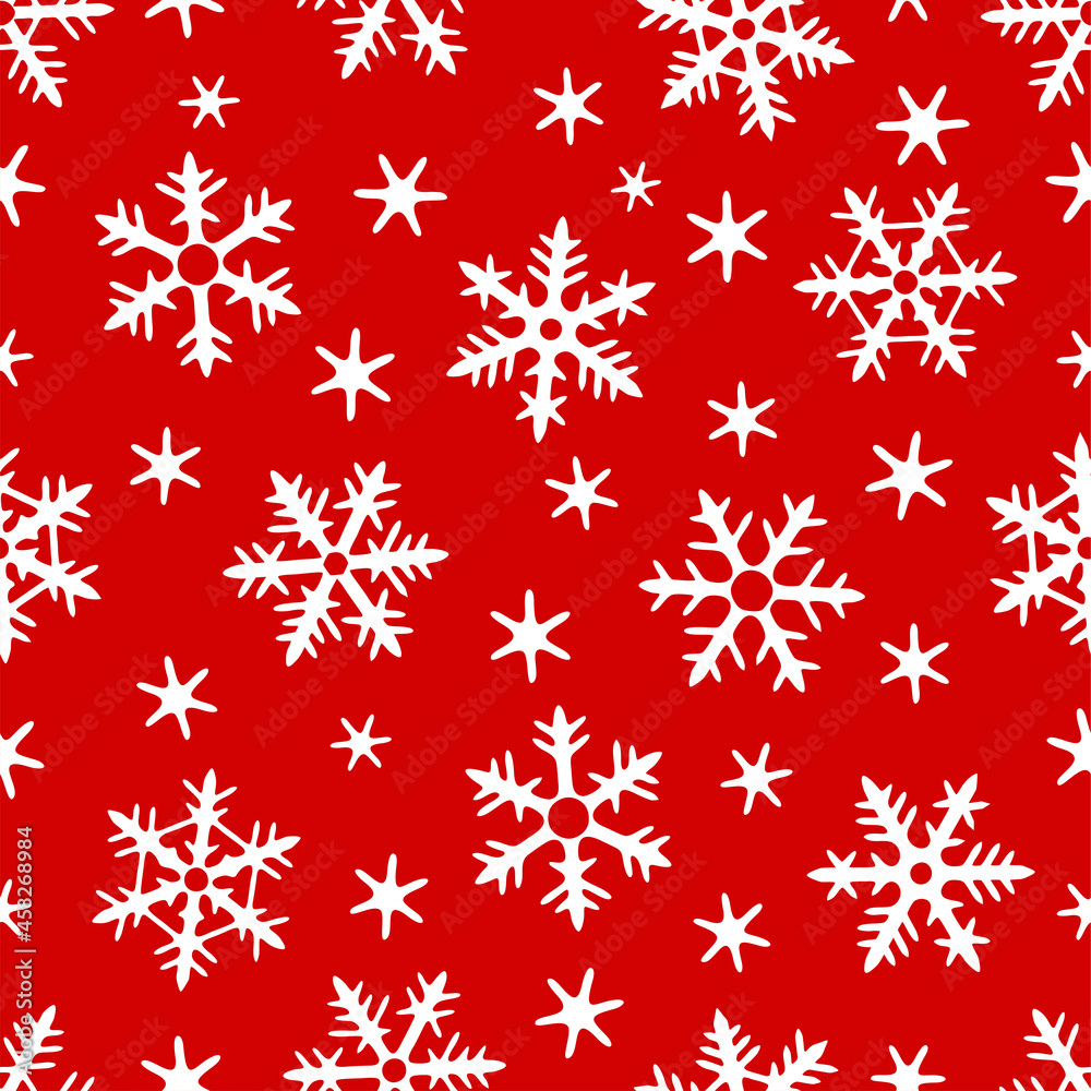 snowflakes seamless pattern. christmas texture for fabric, wrapping, wallpaper. Decorative print. Vector illustration snowflakes seamless pattern. christmas texture for fabric, wrapping, wallpaper. Decorative print. Vector illustration