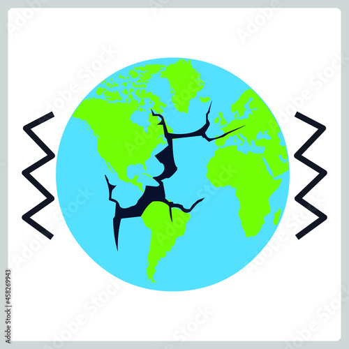 Vector illustration for Earth Tremor EPS10