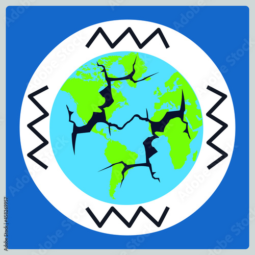 Vector illustration for Earth Tremor EPS10