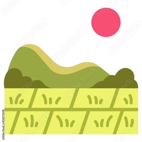 rice farm icon