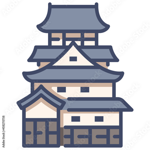 japan castle icon