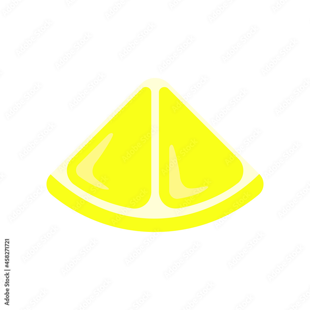 Lemon slice, colored icon on a transparent background Lemon slice, colored icon on a transparent background