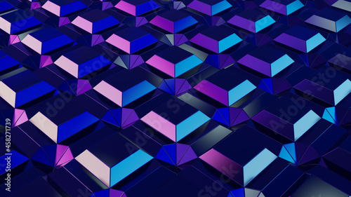 abstract neon background. 3d rendering