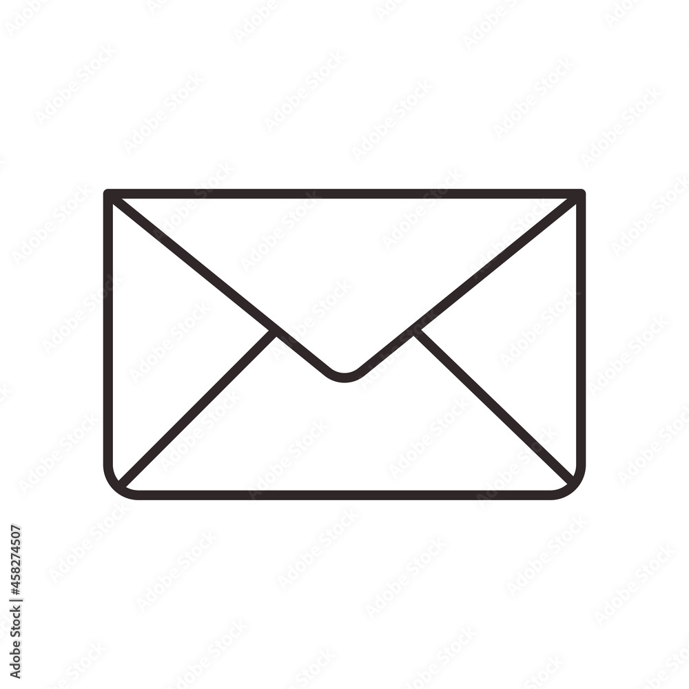 envelope mail icon - obrazy, fototapety, plakaty 