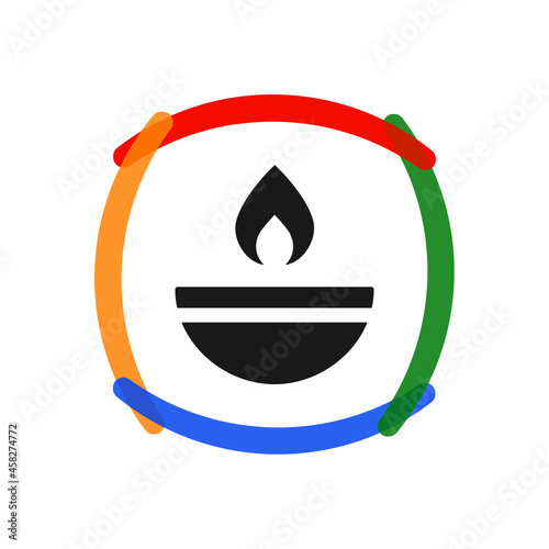 Oil Flame - Sticker