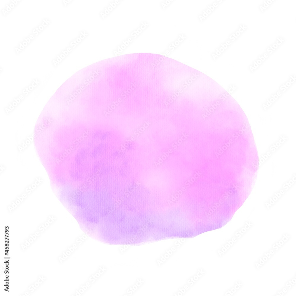 Pink watercolor on white background. Pink watercolor on white background.