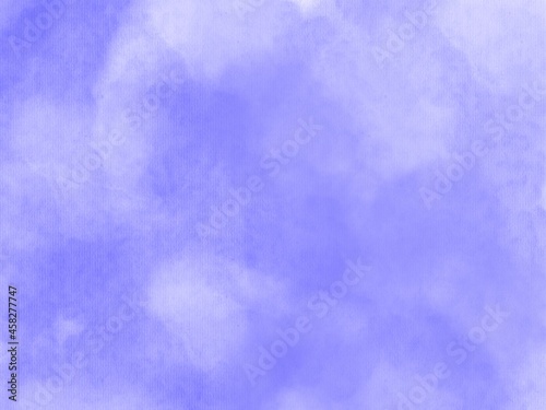 Blue watercolor background. Abstract hand paint square stain backdrop