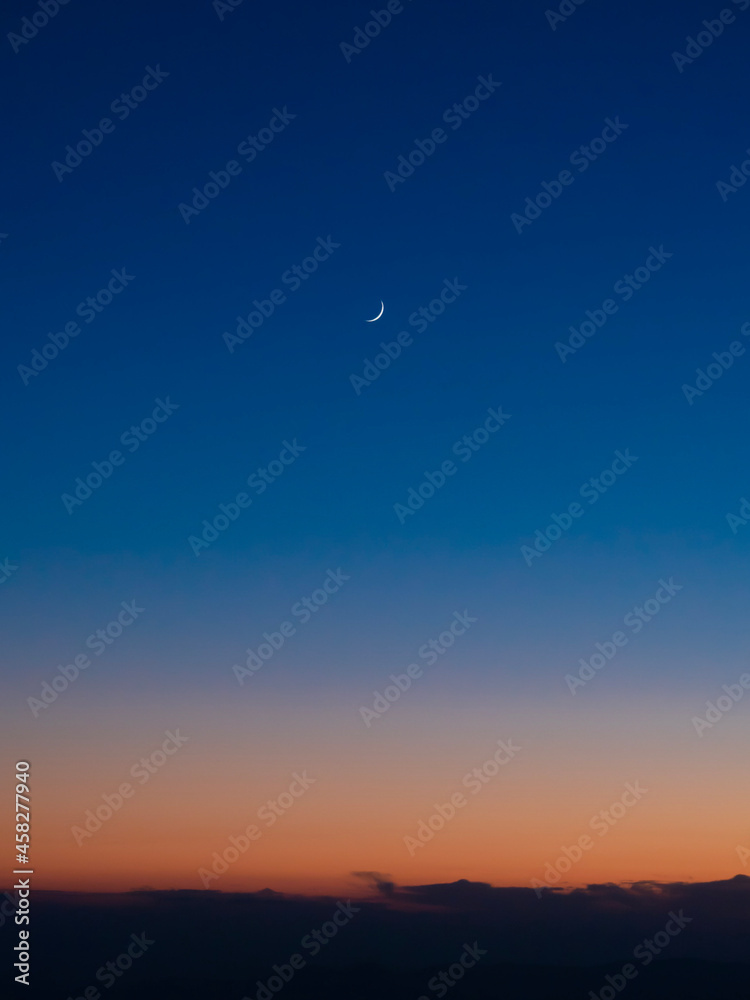 moon and clouds
