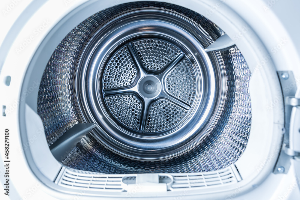 Inside of tumble dryer - new generation of dryer Inside of tumble dryer - new generation of dryer