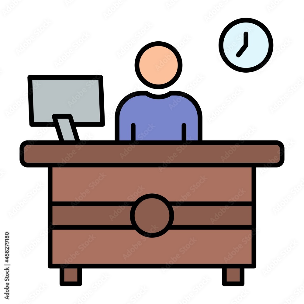 Vector Work In Progress Filled Outline Icon Design Vector Work In Progress Filled Outline Icon Design