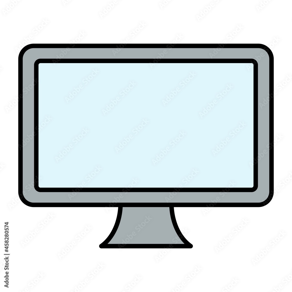 Vector Lcd Filled Outline Icon Design Vector Lcd Filled Outline Icon Design
