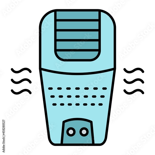 Vector Air Purifier Filled Outline Icon Design