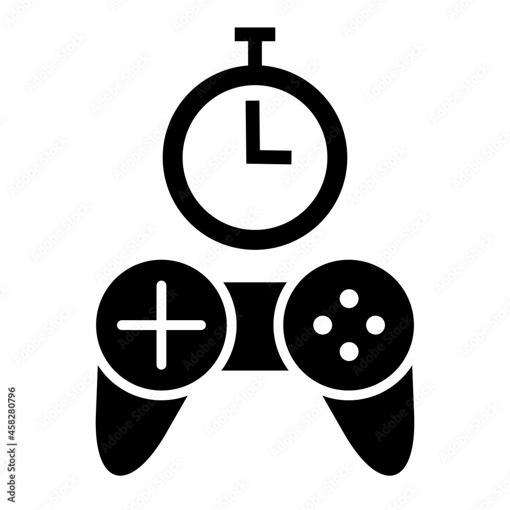 Fototapeta premium Vector Latency Glyph Icon Design