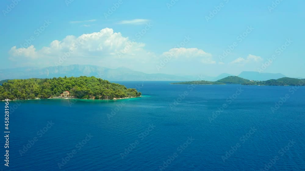 Nydri Lefkada Island Moutain Aerial Pass by Nydri Lefkada Island Moutain Aerial Pass by