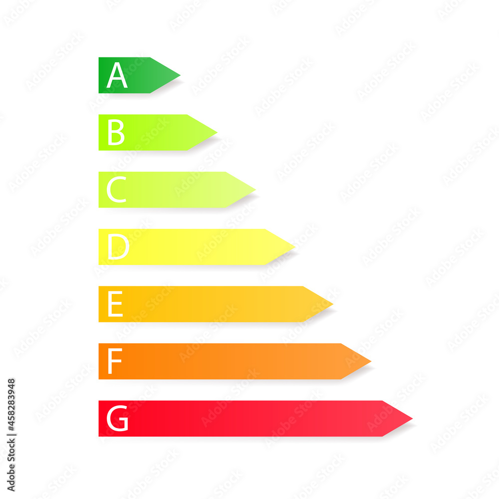 Energy efficiency chart for concept design. Energy efficiency chart for concept design.